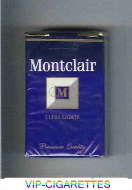 Montclair M Ultra Lights Cigarettes soft box