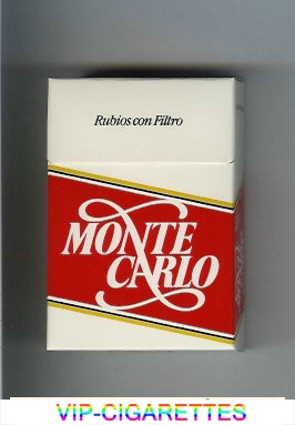 Monte Carlo Rubios Con Filtro cigarettes hard box