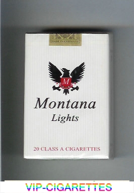 Montana Lights white Cigarettes soft box