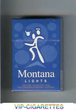 Montana hard box Lights Cigarettes