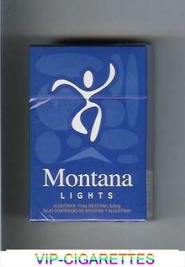 Montana Cigarettes Lights hard box