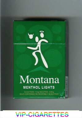 Montana hard box Menthol Lights Cigarettes