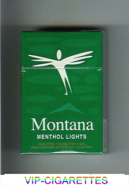 Montana Menthol Lights hard box Cigarettes