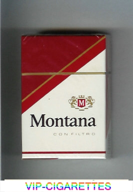 Montana Con Filtro Cigarettes hard box