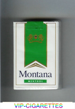 Montana Menthol Cigarettes soft box