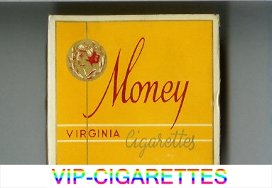 Money Virginia Cigarettes wide flat hard box