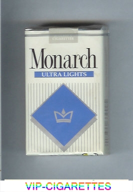Monarch Ultra Lights cigarettes soft box
