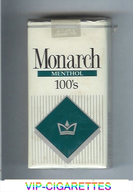 Monarch Menthol 100s cigarettes soft box