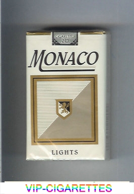 Monaco Lights Cigarettes soft box
