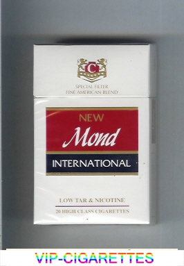 Mond New International Special Filter Fine American Blend cigarettes hard box