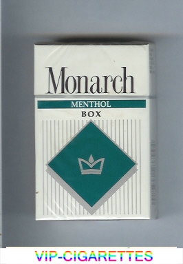 Monarch Menthol cigarettes hard box