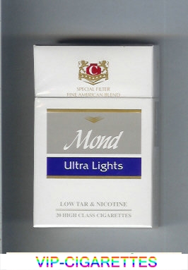 Mond Ultra Lights Special Filter Fine American Blend cigarettes hard box