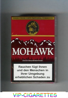 Mohawk red Cigarettes hard box