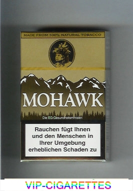 Mohawk gold Cigarettes hard box