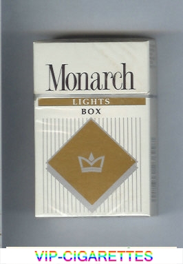 Monarch Lights cigarettes hard box