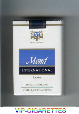 Mond International Premium Blend Lights American Taste cigarettes soft box