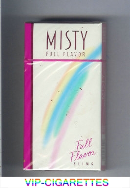 Misty Full Flavor 100s cigarettes hard box