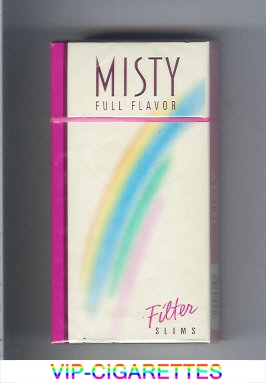 Misty Full Flavor Filter Slims 100s cigarettes hard box