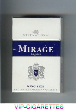 Mirage Lights International cigarettes hard box