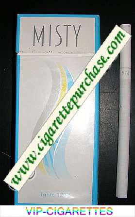 Misty Lights 120s cigarettes hard box