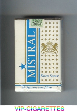 Mistral Extra Suave cigarettes soft box