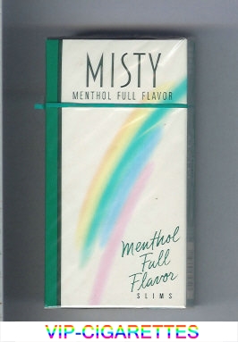  In Stock Misty Menthol Full Flavor 100s cigarettes hard box Online
