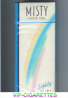 Misty Lights Slims 120s cigarettes hard box