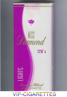 Miss Diamond Lights 120 cigarettes soft box