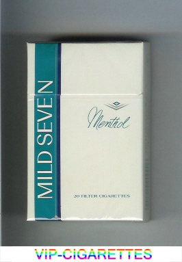 Mild Seven Menthol cigarettes hard box