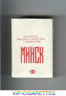 Minsk white cigarettes soft box