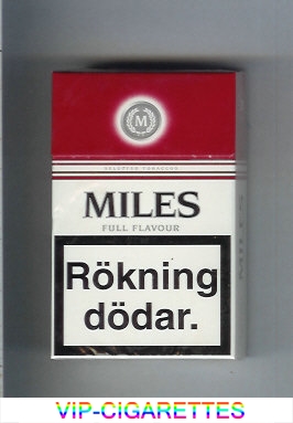 Miles Full Flavour cigarettes hard box
