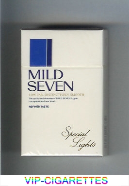 Mild Seven Special Lights cigarettes hard box