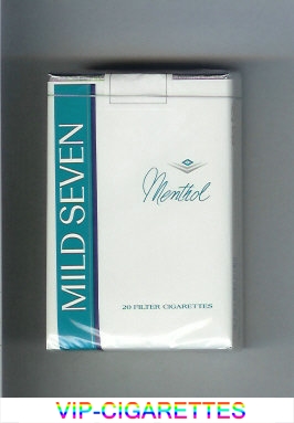 Mild Seven Menthol cigarettes soft box