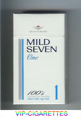 Mild Seven One 1 100s cigarettes hard box