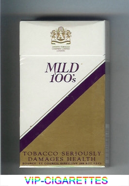 Mild 100s cigarettes hard box