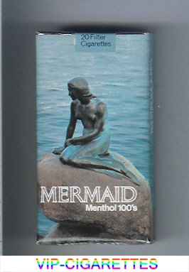 Mermaid Menthol 100s cigarettes soft box