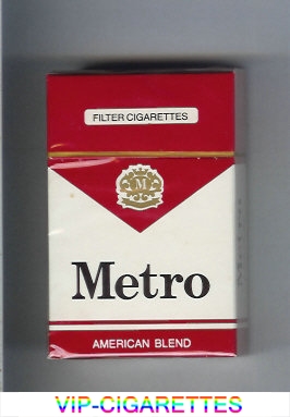 Metro American Blend Filter cigarettes hard box