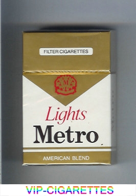  In Stock Metro American Blend Lights cigarettes hard box Online