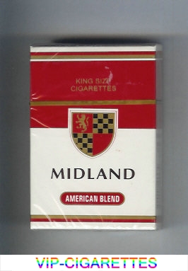 Midland American Blend cigarettes hard box