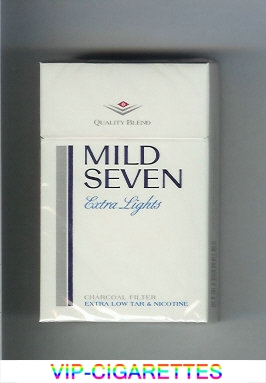 Mild Seven Extra Lights cigarettes hard box