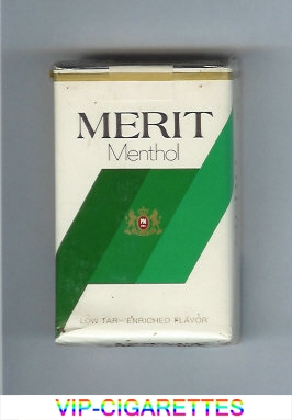 Merit Menthol cigarettes soft box