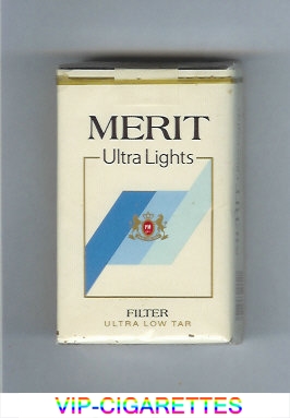 Merit Ultra Lights Filter cigarettes soft box