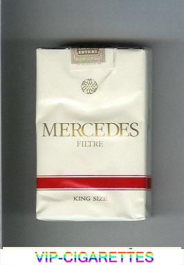 Mercedes Filtre white cigarettes soft box