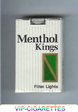 Menthol Kings Filter Lights cigarettes soft box