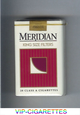 Meridian King Size Filters cigarettes soft box