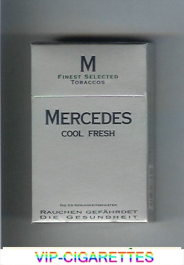  In Stock Mersedes Cool Fresh grey cigarettes hard box Online