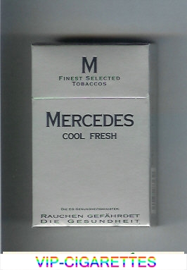 Mersedes Cool Fresh grey cigarettes hard box