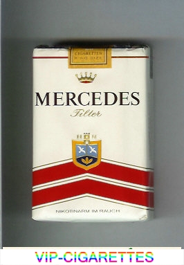 Mersedes Filter white cigarettes soft box