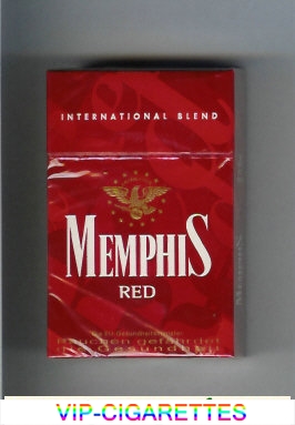 Memphis Red International Blend cigarettes hard box