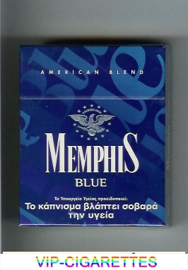 Memphis Blue American Blend 25 cigarettes hard box